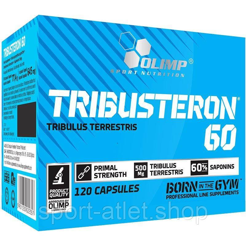 Стимулятор тестостерону Olimp Tribusteron 60, 120 капсул СРОК 03.22