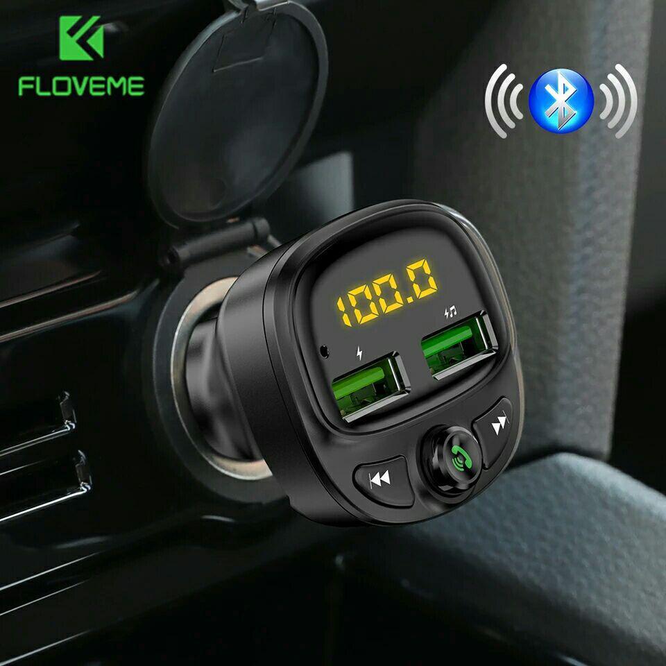 Bluetooth FM передавач Floveme. MP3 micro SD reader, фото 1