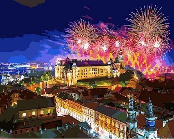 Картина за номерами 40х50 см. Babylon Замок Вавель Польща (VP 937), фото 1