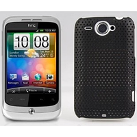 Защитная задняя крышка для HTC Wildfire A3333 (черный цвет)