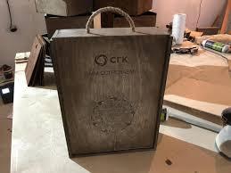 Коробки з фанери та дерева різні кольори та форми