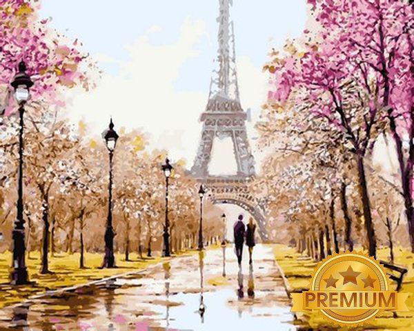 Картина по номерам 40х50 см. Babylon Premium (цветной холст + лак ...