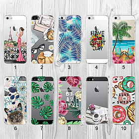 Силіконовий чохол із малюнком для Apple iPhone 5 (new collection)