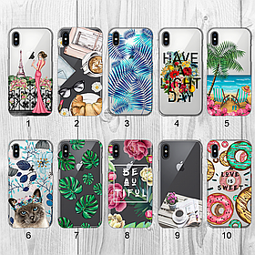 Силіконовий чохол із малюнком для Apple iPhone XS (new collection)