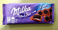 Шоколад Milka з цілим печиво Oreo молочний 92 г, фото 5