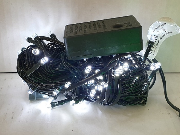 Гірлянда на 100 LED біла, фото 1