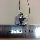 Черный сапфир в серебре кольцо с натуральным черным сапфиром 16-16,5 размер Индия, фото 4