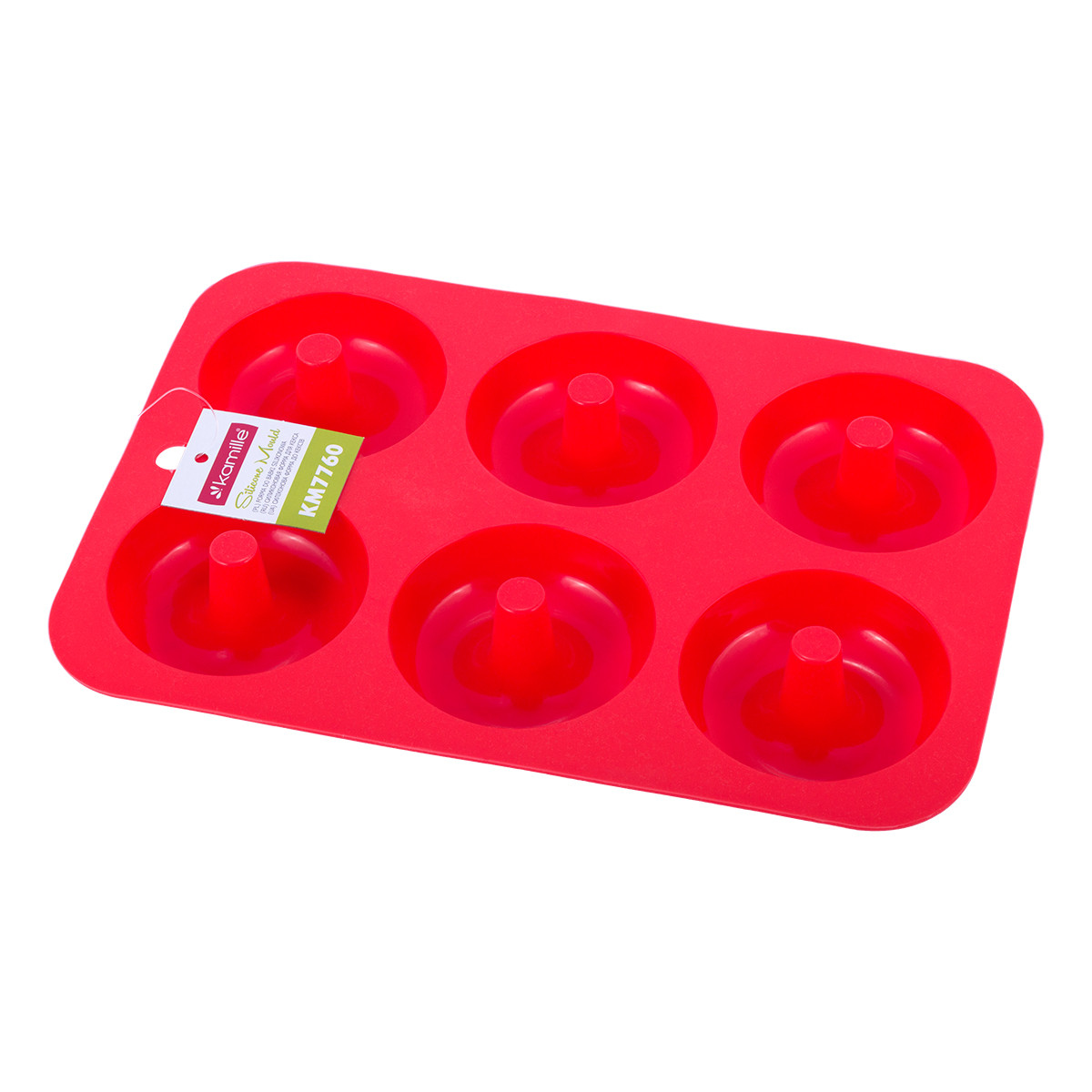 Силіконова форма Kamille порційна для пончиків KM-7760, фото 1
