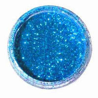 Мікроблискітки глітер блакитний (розмір 0,09 мм). Баночка 3 мл.