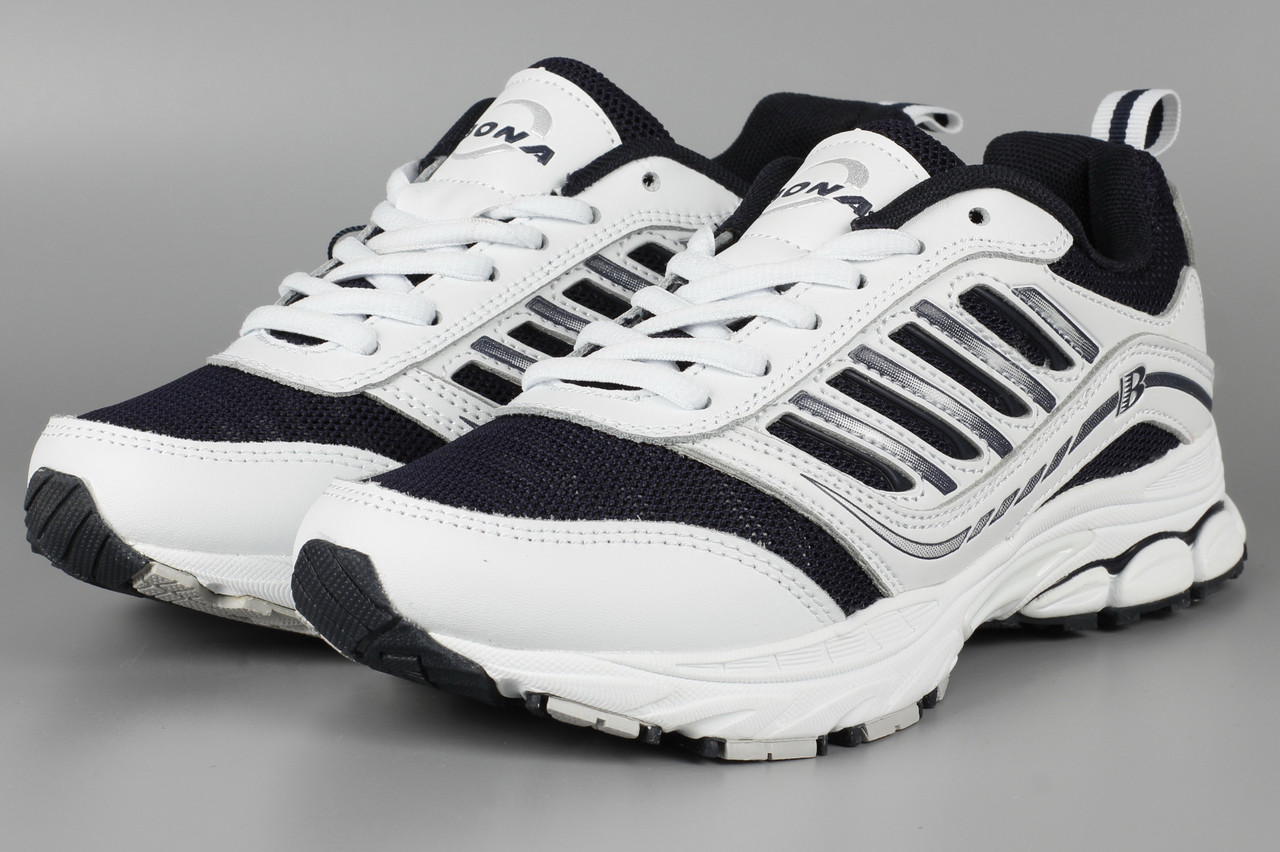 Кросівки чоловічі білі Bona 662A сітка літні Бона Розміри 41, фото 1