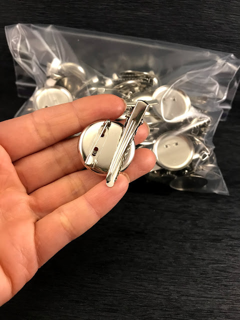 Основа для брошки металева з застібкою, 4.5 см, фото 1