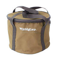 Відро м'яке з кришкою World4Carp SOFT BUCKET COYOTE 14л