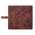 Тревел-кейс для документів шкіряний на кнопці "Мистецтво мехенди", фото 4
