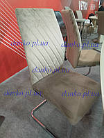 Вельветовый стул S-118 капучино от Vetro Mebel