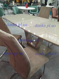 Вельветовий стілець S-118 капучіно від Vetro Mebel, вельвет, фото 2