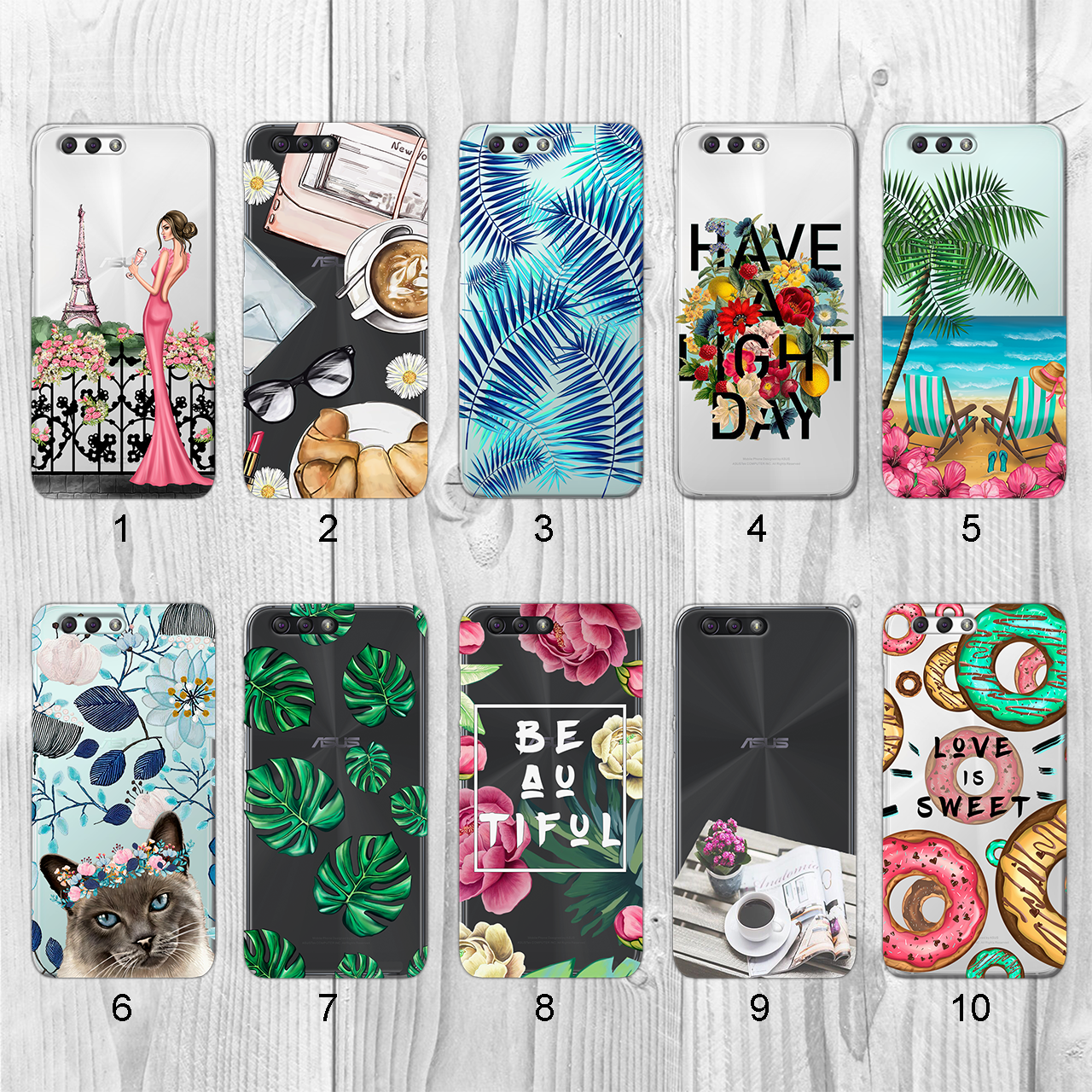 Силіконовий чохол з малюнком для Asus Zenfone 4 ZE554KL (new collection), фото 1