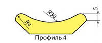 Фреза для виготовлення речкового плінтуса (Профіль 4-36)