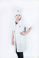 Костюм Маленький доктор (белый халат и шапочка) 2-3 г. (004.01)