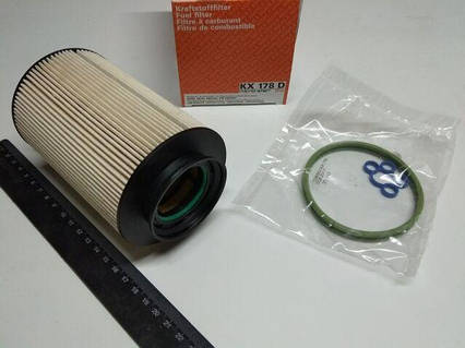 Фільтр паливний VAG 1.9-2.0 SDi, MAHLE/KNECHT (KX178D) 5 болтів (1K0127434)