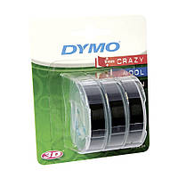 Стрічка пластикова Dymo 9ммх3м (уп.3шт.) для принтерів Dymo Omega