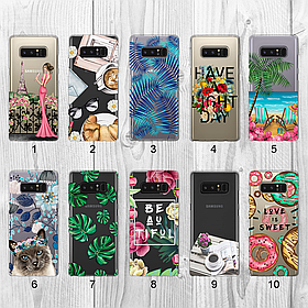 Силіконовий чохол з малюнком для Samsung Galaxy Note 8 N950F (new collection)