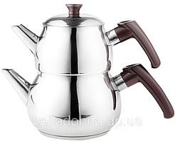 Двоярусний чайник турецький (1,25 л/0,9 л) Besa