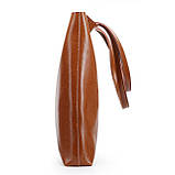 Шкіряна жіноча сумка з натуральної шкіри. Сумка шоппер жіноча (чорна), фото 8