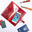 Тревел-кейс для документів шкіряний на кнопці "Мистецтво мехенди" (шкіра глянцева), фото 7