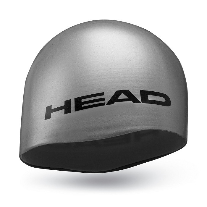 Шапочка для плавания HEAD Silicone Moulded (белый)