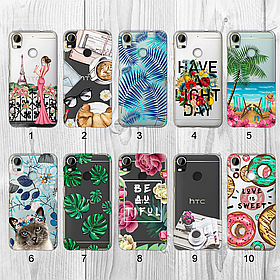 Силіконовий чохол із малюнком для HTC Desire 10 Pro (new collection)