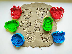 3D-формочки-вирубки для пряників "Набір мініформочок "Звірята"