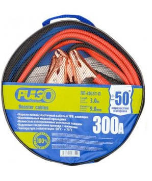 Пускові проводу 600А, 3м, до -40°C, чохол INTERTOOL AT-3047