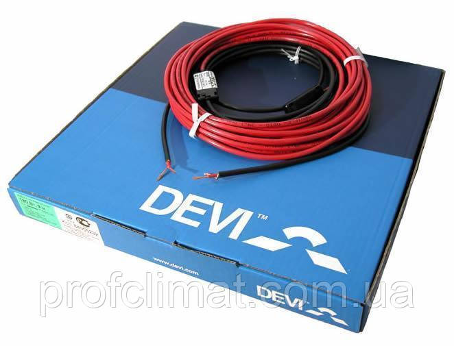 Теплый пол Deviflex 18T двужильный кабель с сплошным экраном, 1005W, 5.4 м.кв.(140F1410)