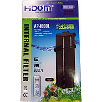 Внутрішній фільтр в акваріум Hedom Ap-1000L (до 80 л) з флейтою і регулюванням потоку