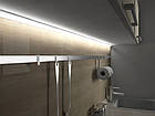 Кутовий LED-профіль ЛПУ161, алюмінієвий, з розсіювачем, для підсвічування, фото 7