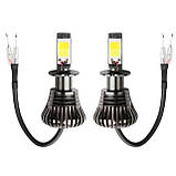 Світлодіодна LED лампа головного світла H27 White/Yellow COB 4800Lm 25Watt 6000K/4300K, фото 3