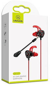 Ігрові стереонавушники з подвійним мікрофоном USAMS EP-27 Jack 3.5 mm