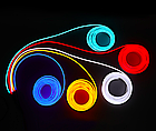 Світлодіодна стрічка Led гнучкий неон 9 Вт/м 60 LED/м, 220 В IP65 RGB кольоровий, фото 7