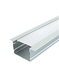 Врізний LED-профіль ЛПВ20 меблевий, анодований, для ДСП/МДФ, фото 2