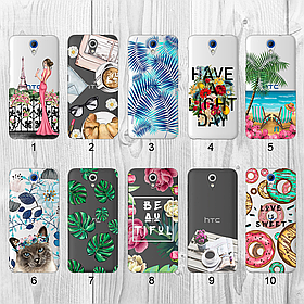Силіконовий чохол із малюнком для HTC Desire 620 (new collection)