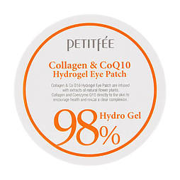Гідрогелеві патчі з колагеном Petitfee Collagen&CoQ10 Hydrogel Eye Patch, 60 шт.