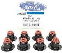 F6AZ6571AA Ford сальник клапана (маслосъёмный впускного, комплект 4шт.)