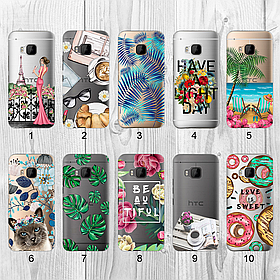 Силіконовий чохол із малюнком для HTC One M9 (new collection)