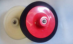 Коло поролон полірувальний чорного кольору діаметр 150 мм М14