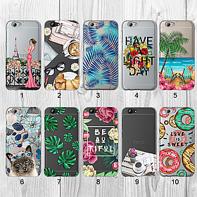 Силіконовий чохол з малюнком для HTC One A9S (new collection)