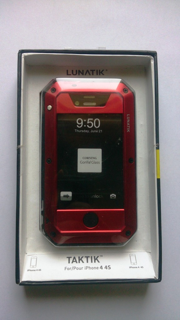 Чохол LUNATIK Taktik Extreme (Red) для iPhone 4/4S 