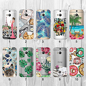 Силіконовий чохол з малюнком для HTC One M8 (m2) (new collection)