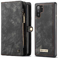 Чехол-кошелек CaseMe Retro Leather для Samsung Galaxy Note 10 Plus, Black