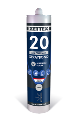 Полімер Zettex Spraybond MS Polymer 20 Сірий, 290 мл (497113)