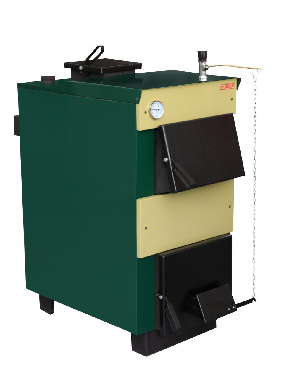 Твердопаливний котел тивер КТ 12 (сталь 5мм)